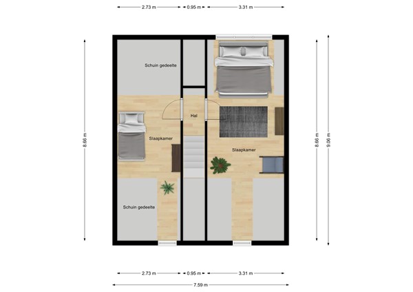 Floorplan - Brouwerijstraat 35a, 4501 CM Oostburg